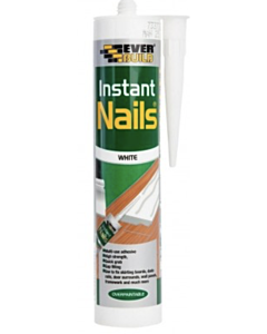INSTANT NAILS WHITE 290ML 25INST ADHESIVE PANEL