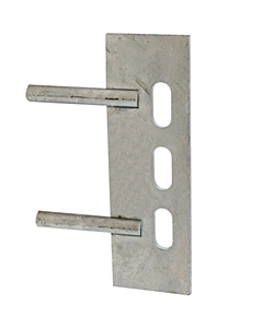 Gravel Board Clip 2 Pin Galv 150 x 50mm - (1 EA)