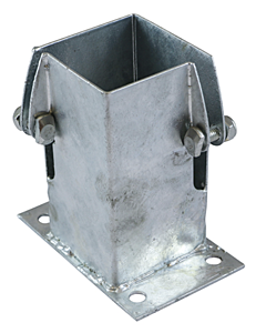 Flush Fit Shoe - Bolt HDG 100mm - (1 EA)