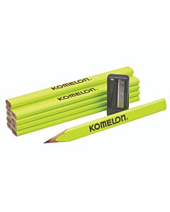 Carpenters Pencils & Sharpener Set Komelon